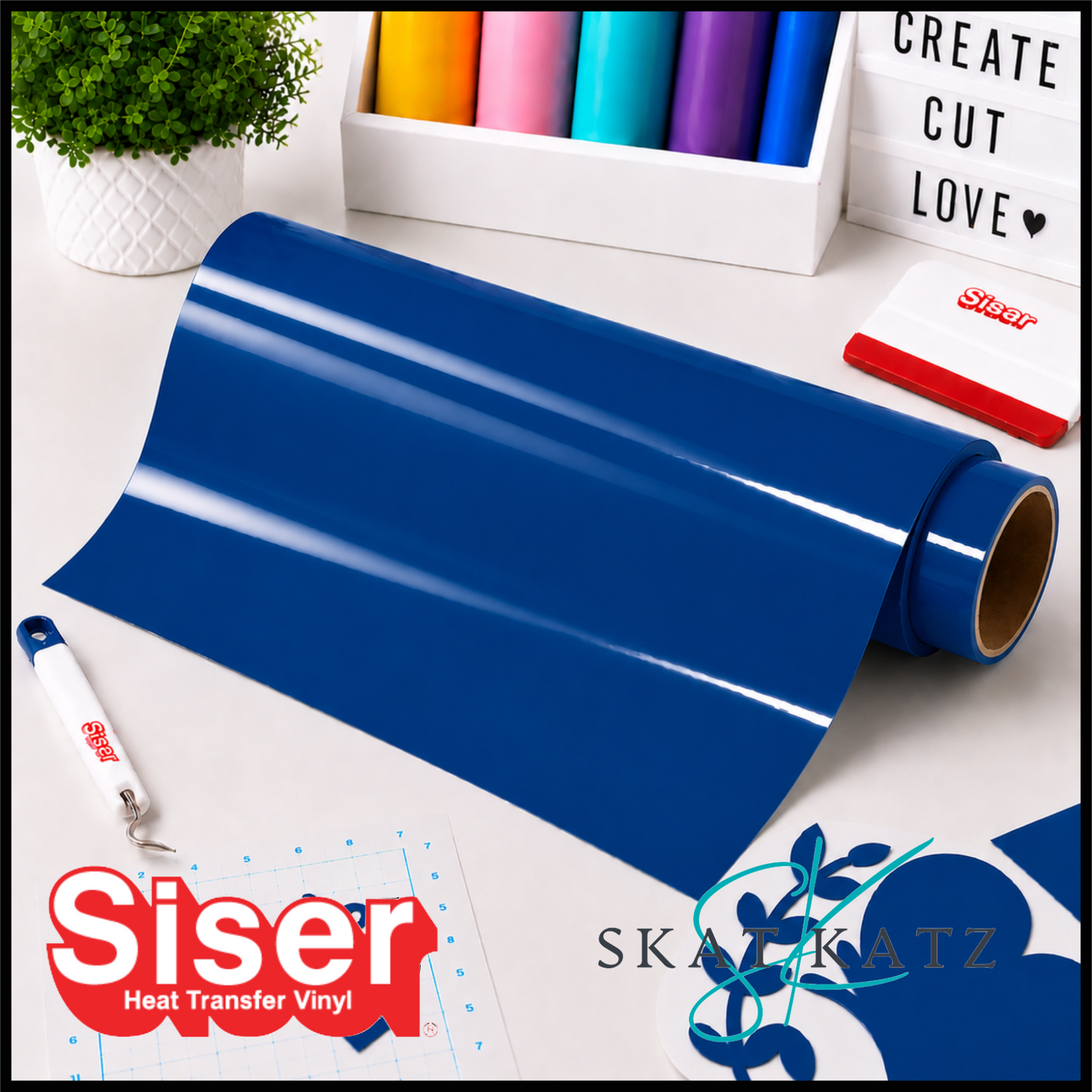 SISER®Heat Transfer Vinyl - Hi-5 ROYAL BLUE