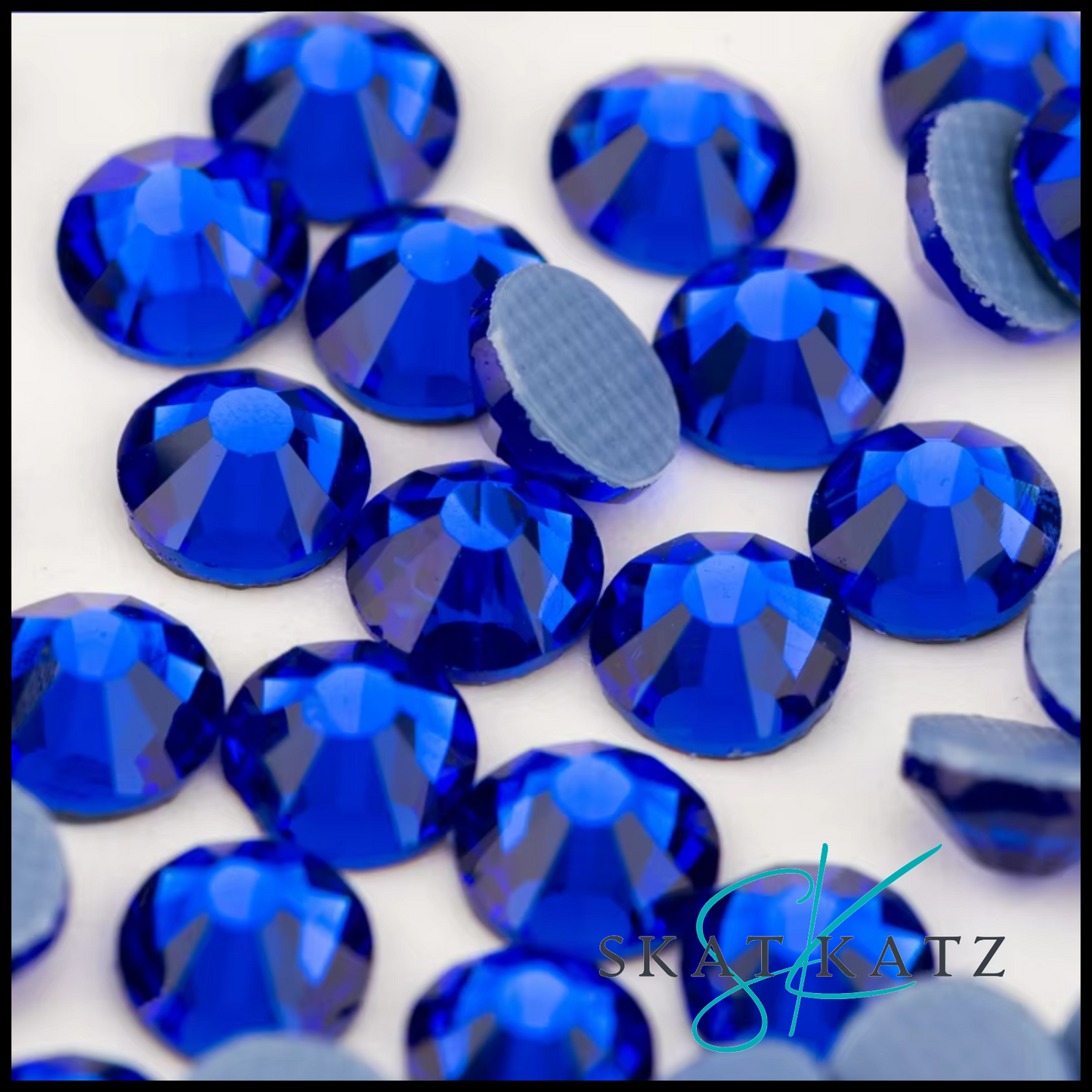 Hot Fix Strass Crystal Rhinestones - Sapphire