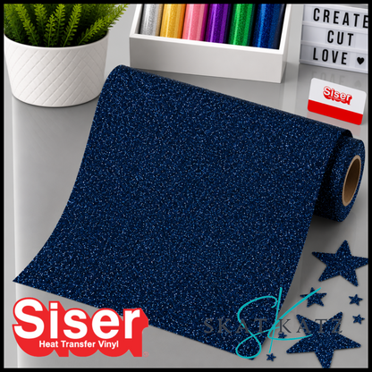 SISER® GLITTER Heat Transfer Vinyl - SAPPHIRE