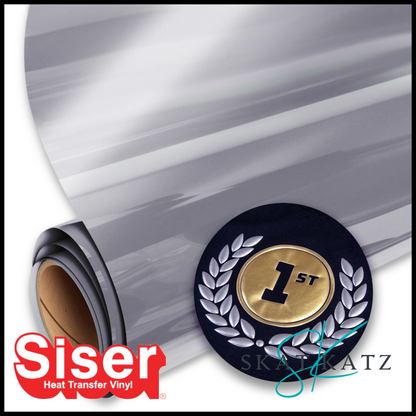 Siser EASY PUFF Heat Transfer Vinyl - Metallic Silver