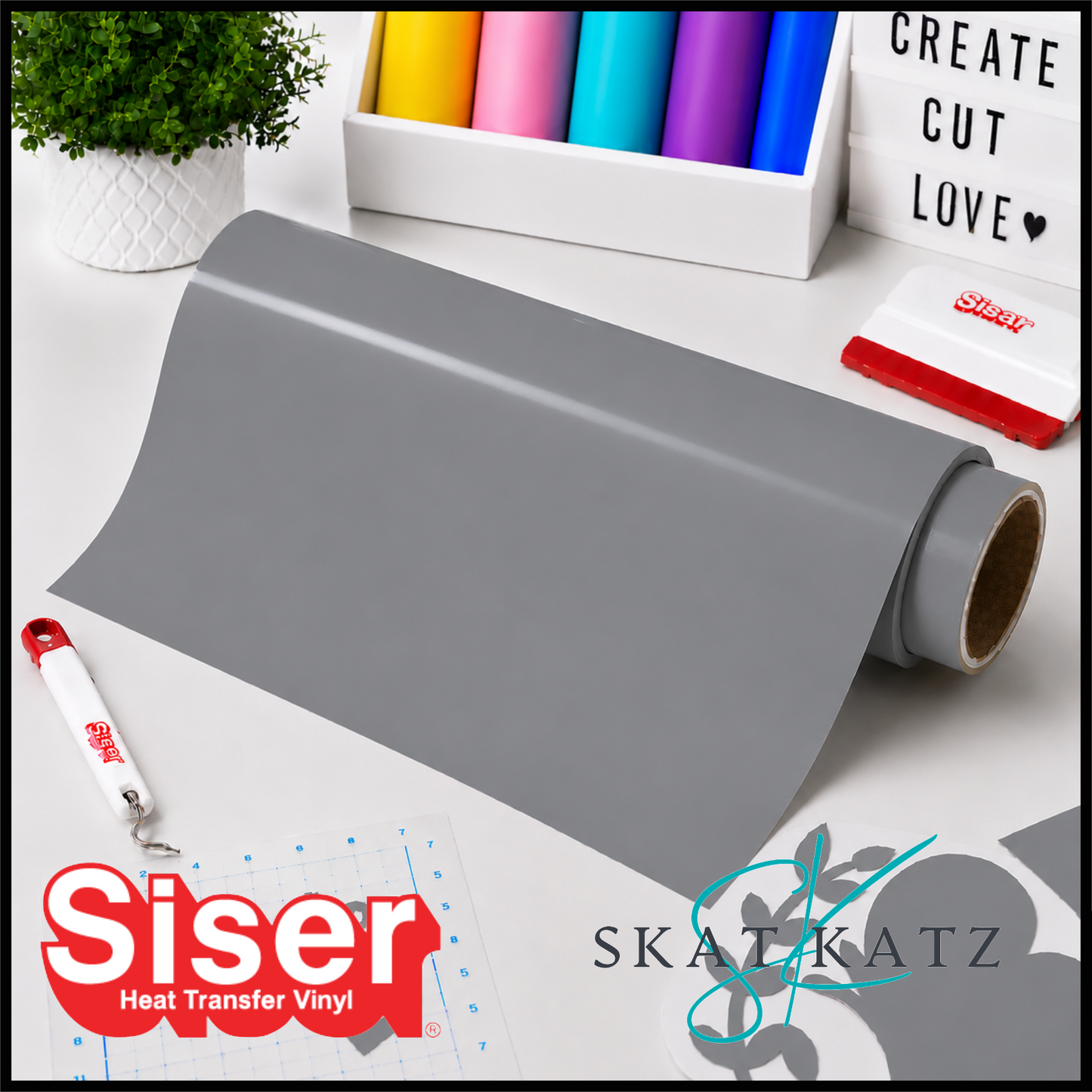 SISER®Heat Transfer Vinyl - Hi-5 SILVER