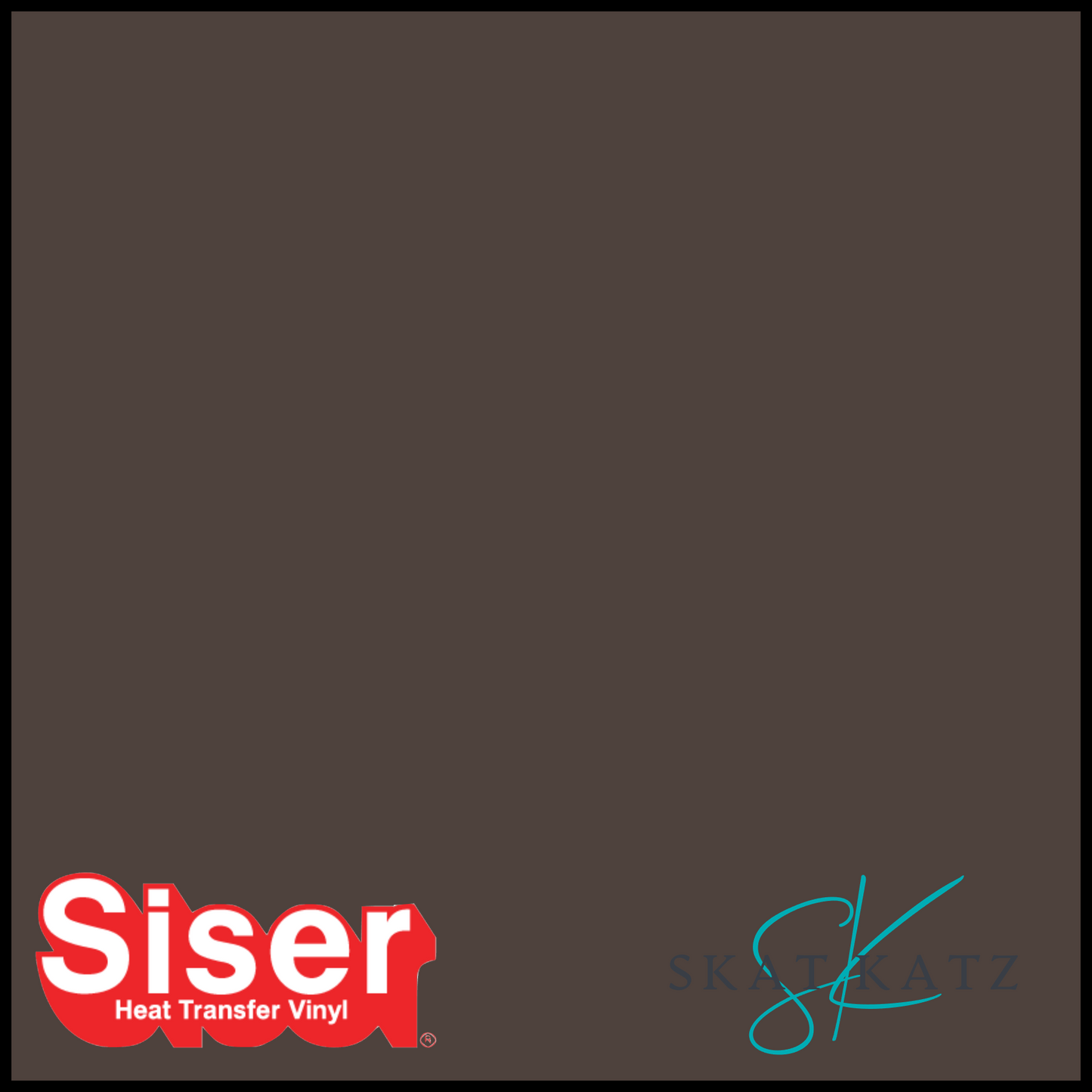 Siser PS EXTRA Heat Transfer Vinyl - Brown