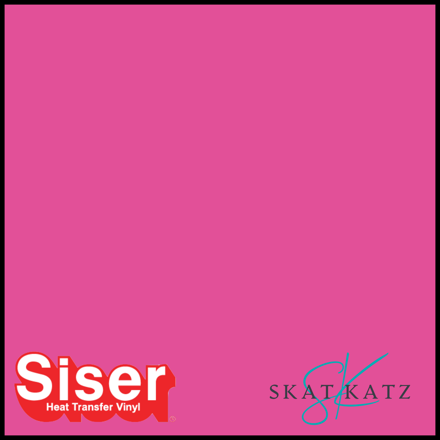 Siser PS EXTRA Heat Transfer Vinyl - Fl. Raspberry