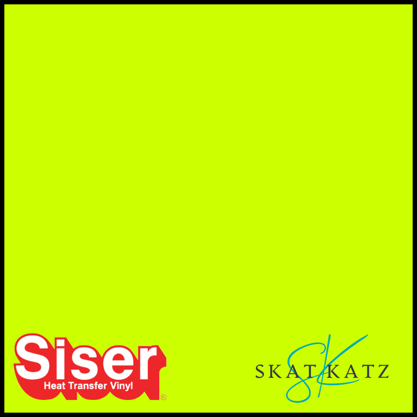 Siser PS EXTRA Heat Transfer Vinyl - Fl. Yellow