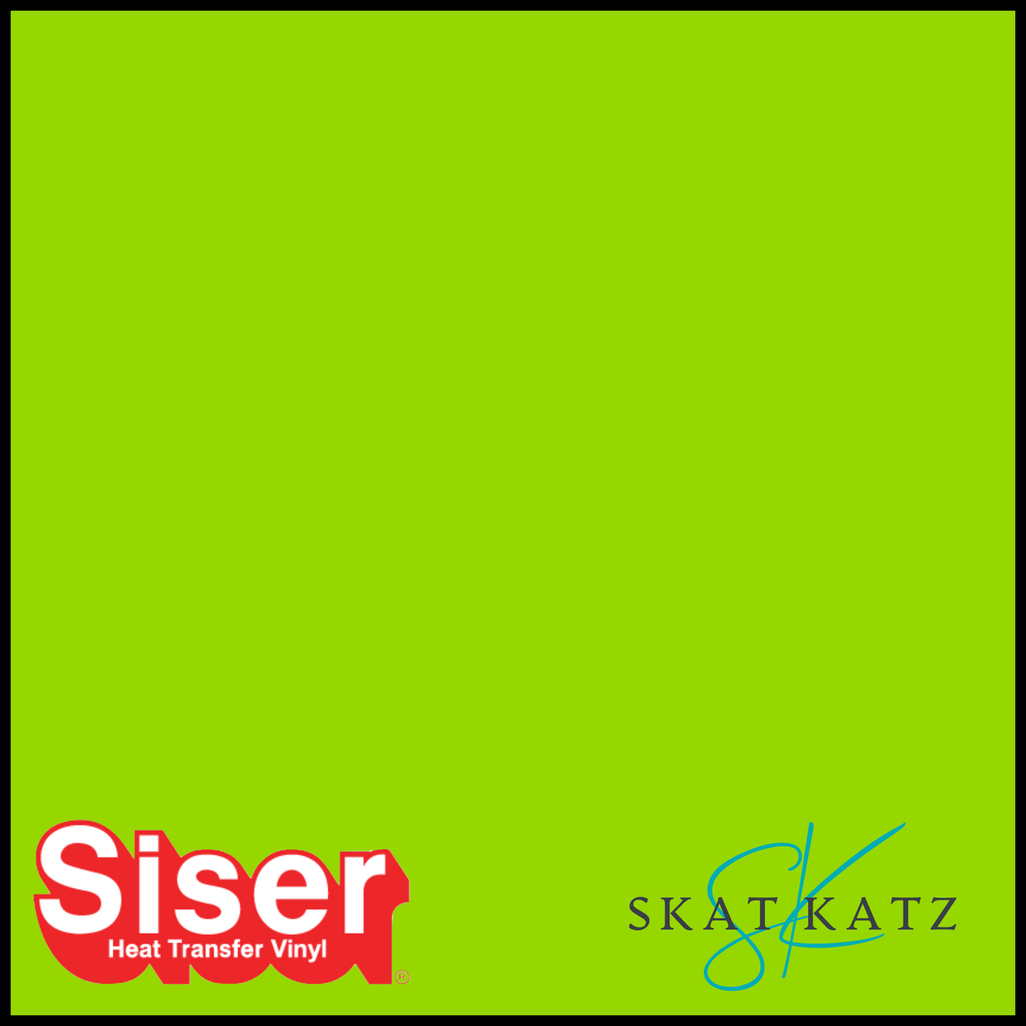Siser PS EXTRA Heat Transfer Vinyl - Lime