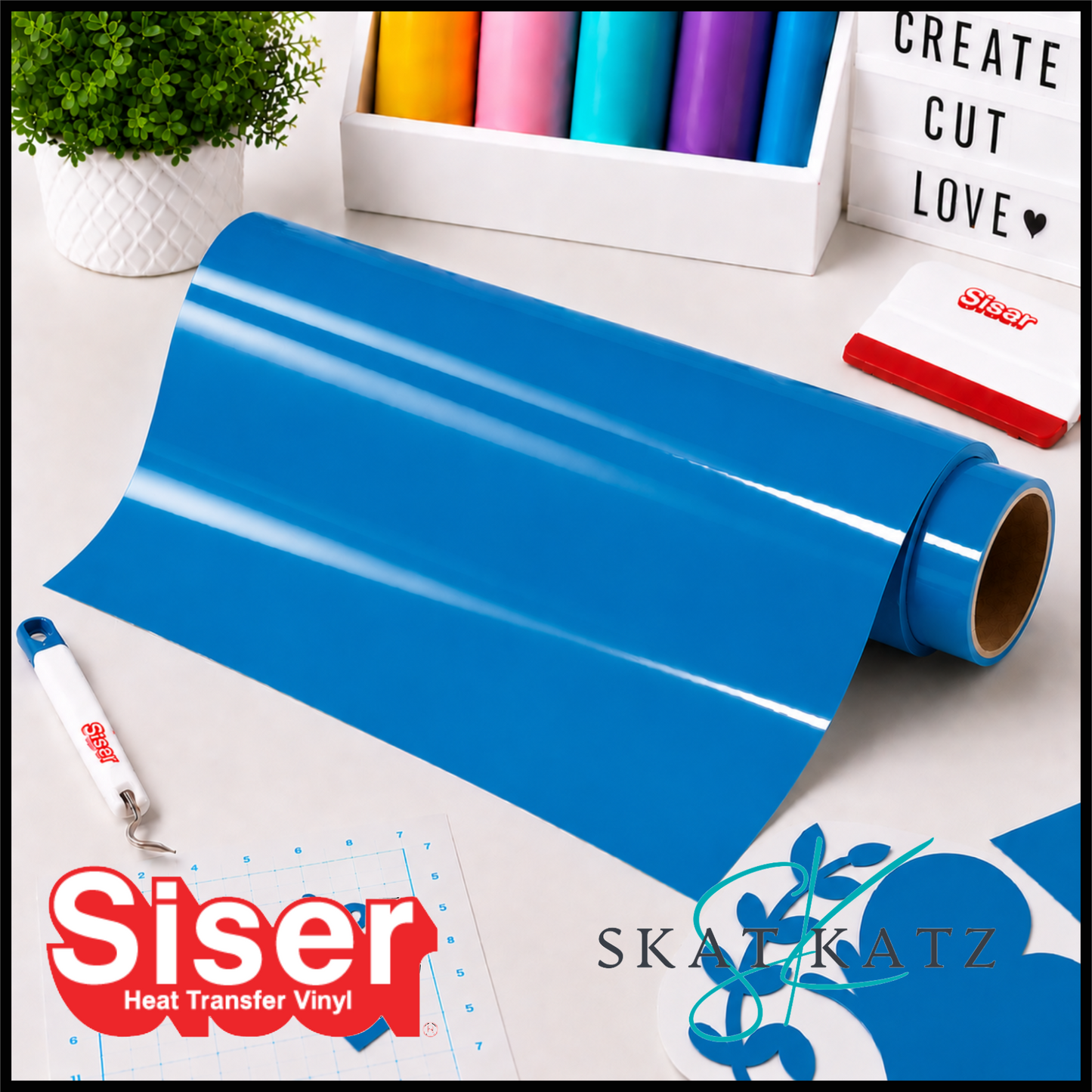 SISER®Heat Transfer Vinyl - Hi-5 SKY BLUE