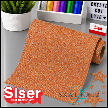 SISER® GLITTER Heat Transfer Vinyl - Soft Peach