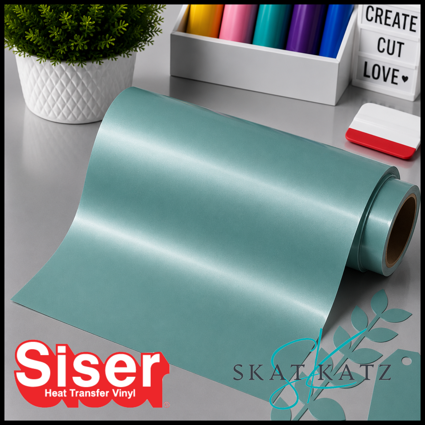 Siser PS (Easy Weed) Heat Transfer Vinyl - Electric Spearmint