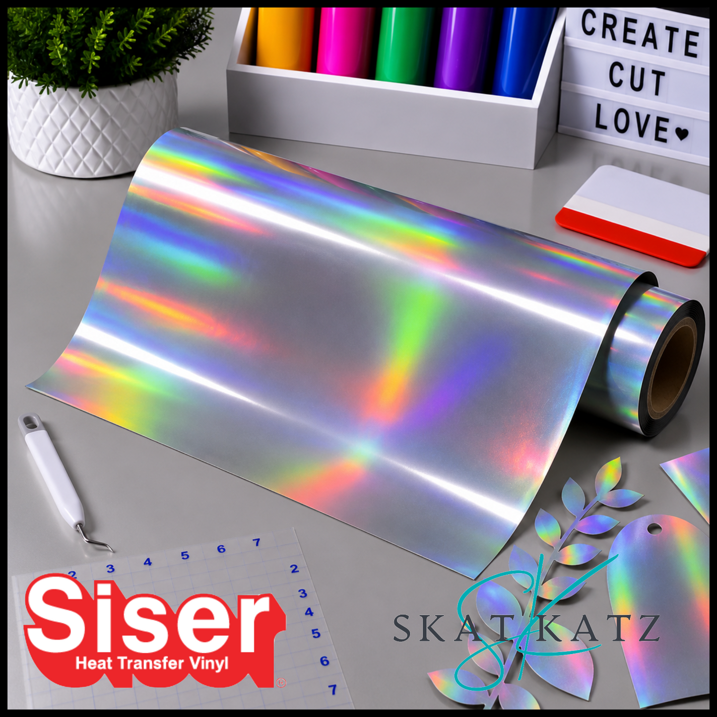 SISER® Heat Transfer Vinyl - Holographic Spectrum