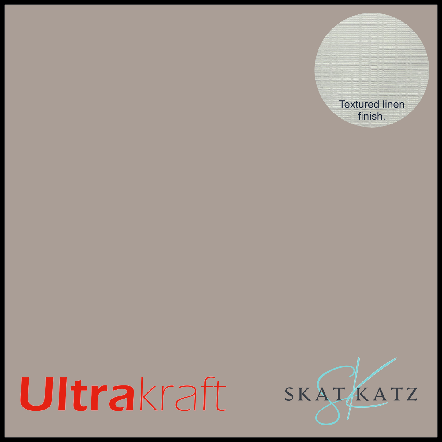 UltraKraft Premium Linen Textured Card Stock - Stone