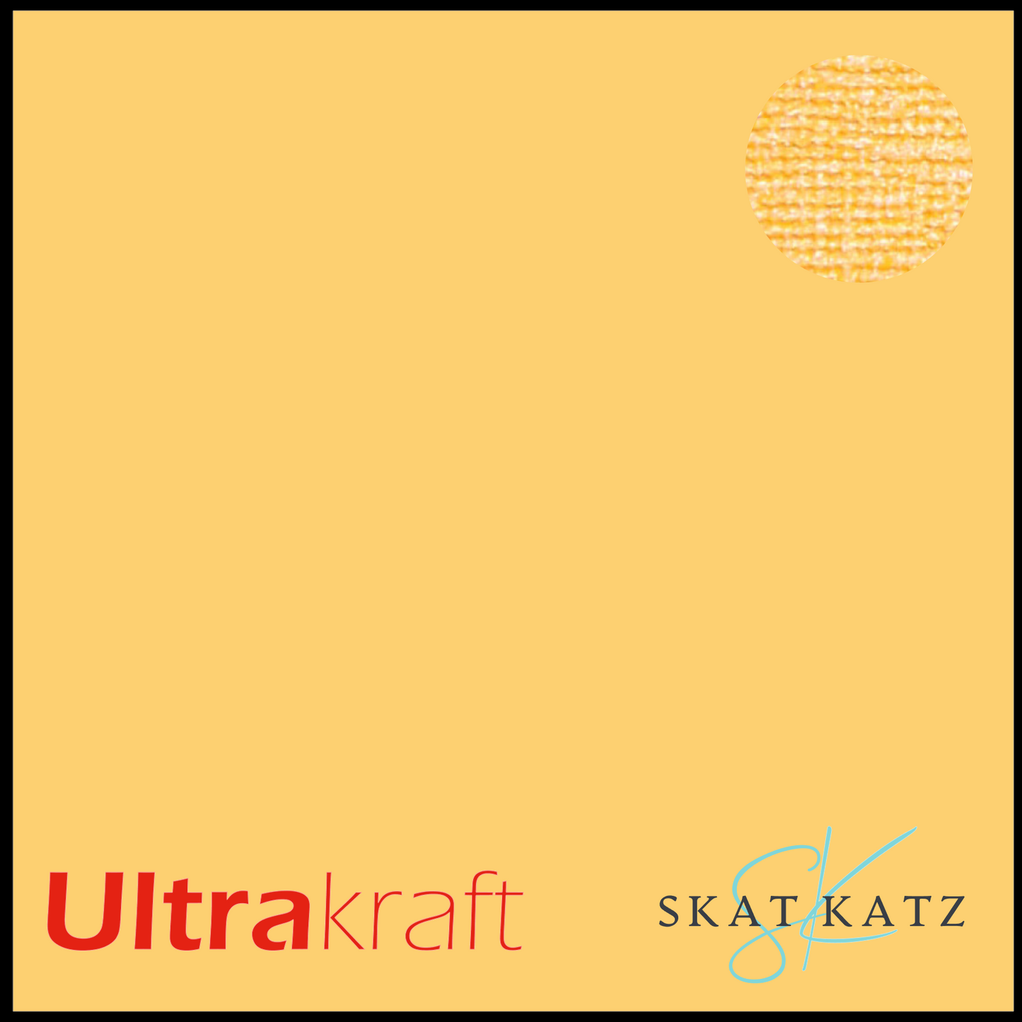 UltraKraft Premium Pearlised Textured Cardstock - Sunflower Shimmer