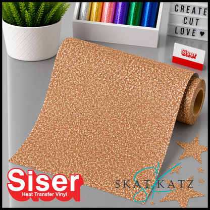 SISER® GLITTER Heat Transfer Vinyl - TAWNY