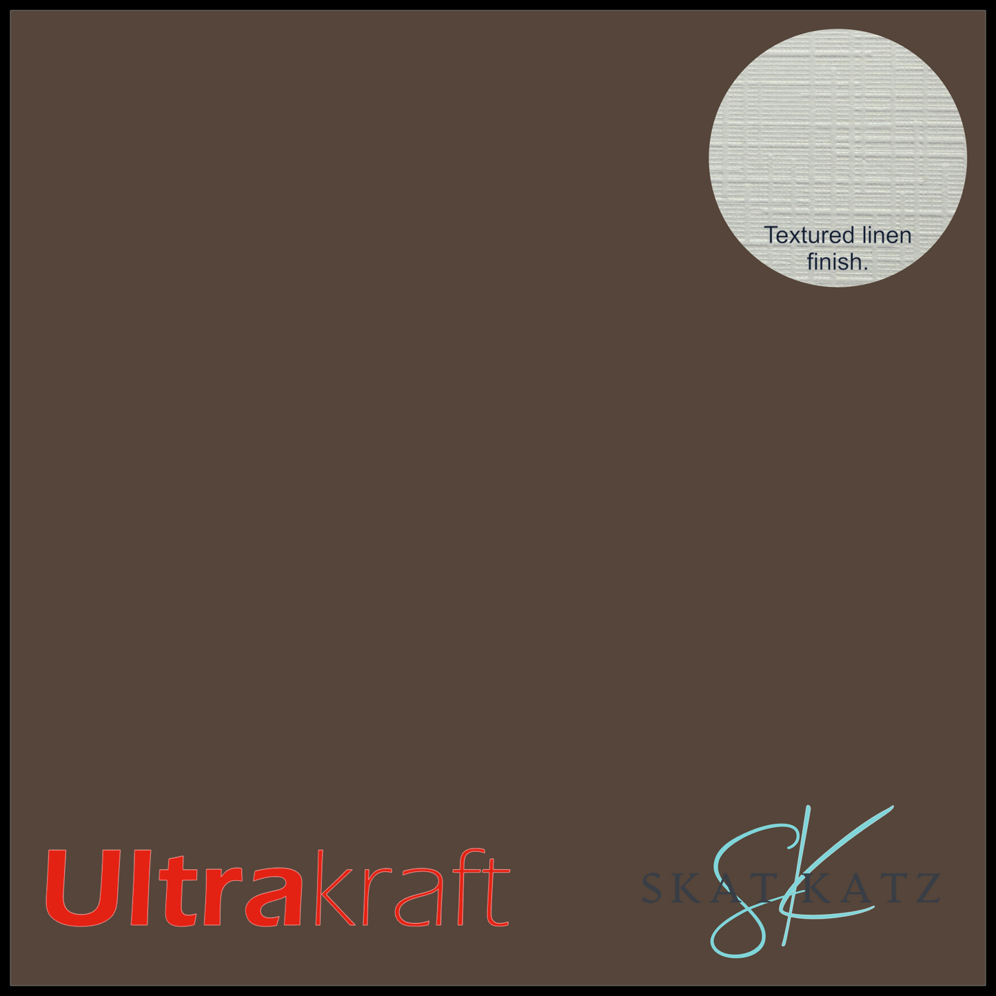 UltraKraft Premium Linen Textured Card Stock - Tiramisu