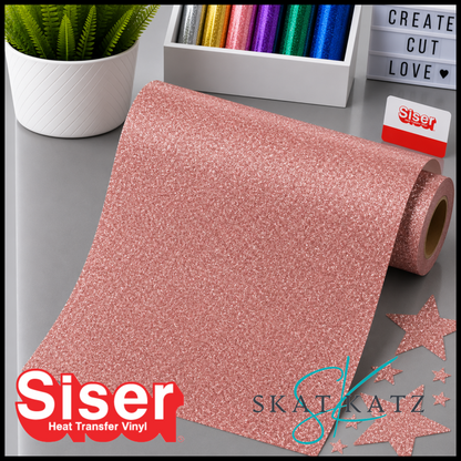 Siser® Heat Transfer Vinyl - Sparkle™ Tomato Red