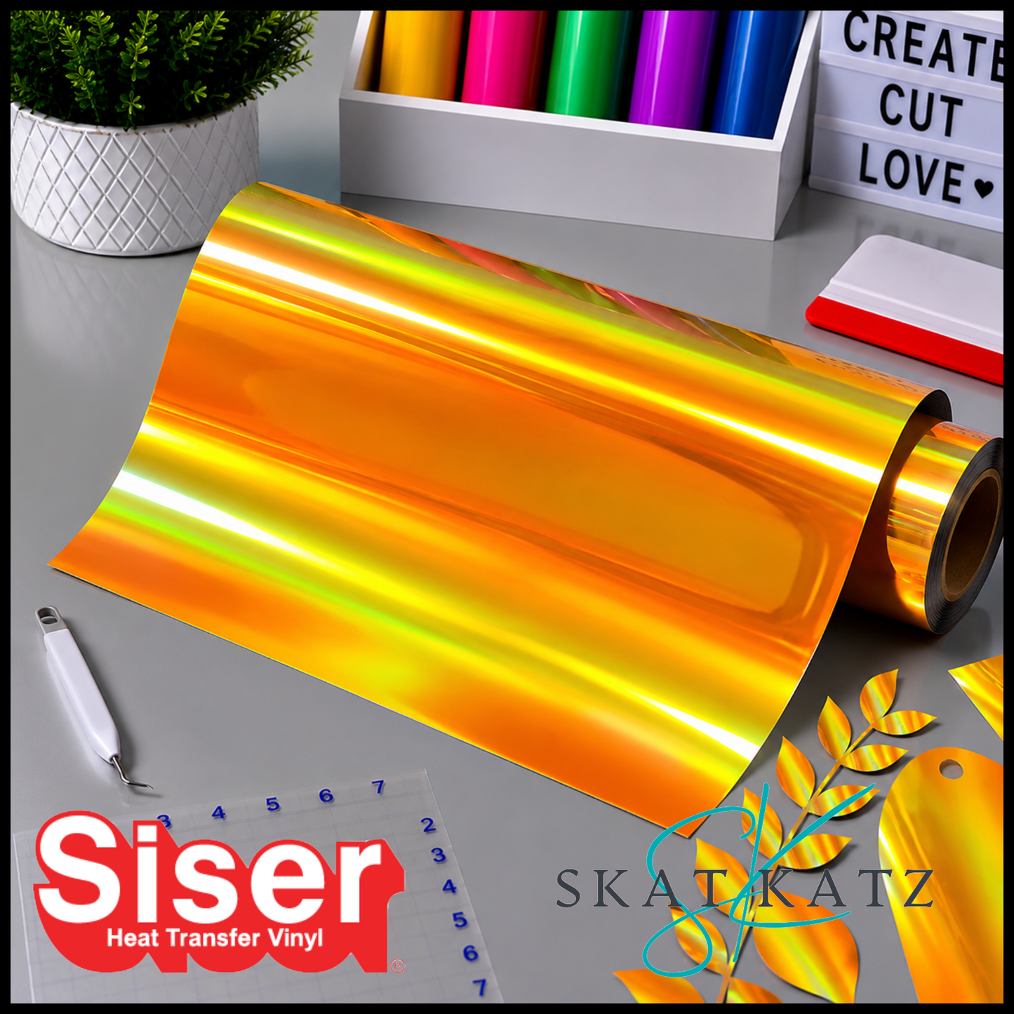 SISER® Heat Transfer Vinyl - Holographic Tropical Pearl