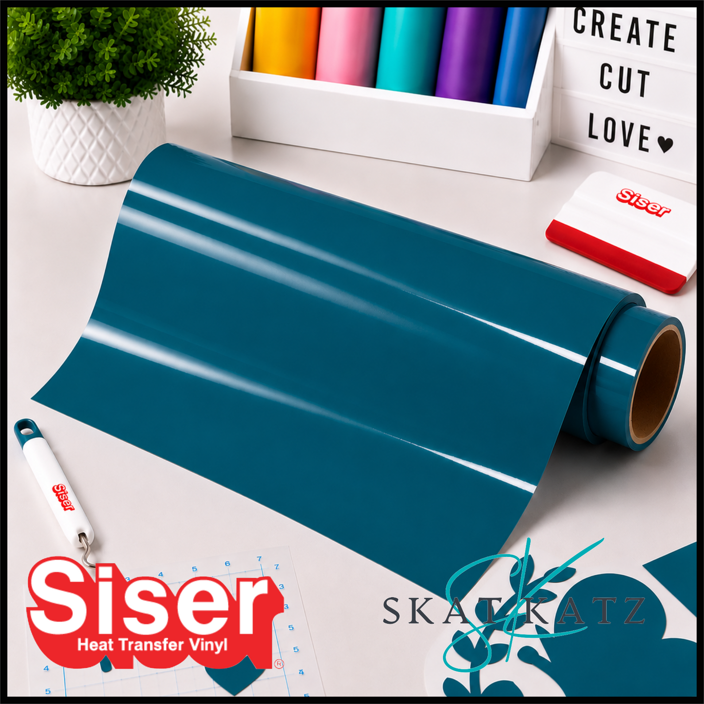 Siser PS EXTRA Heat Transfer Vinyl - Turquoise
