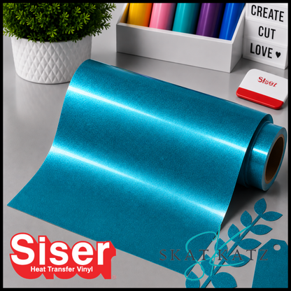 SISER EasyWeed® Heat Transfer Vinyl - ELECTRIC TURQUOISE