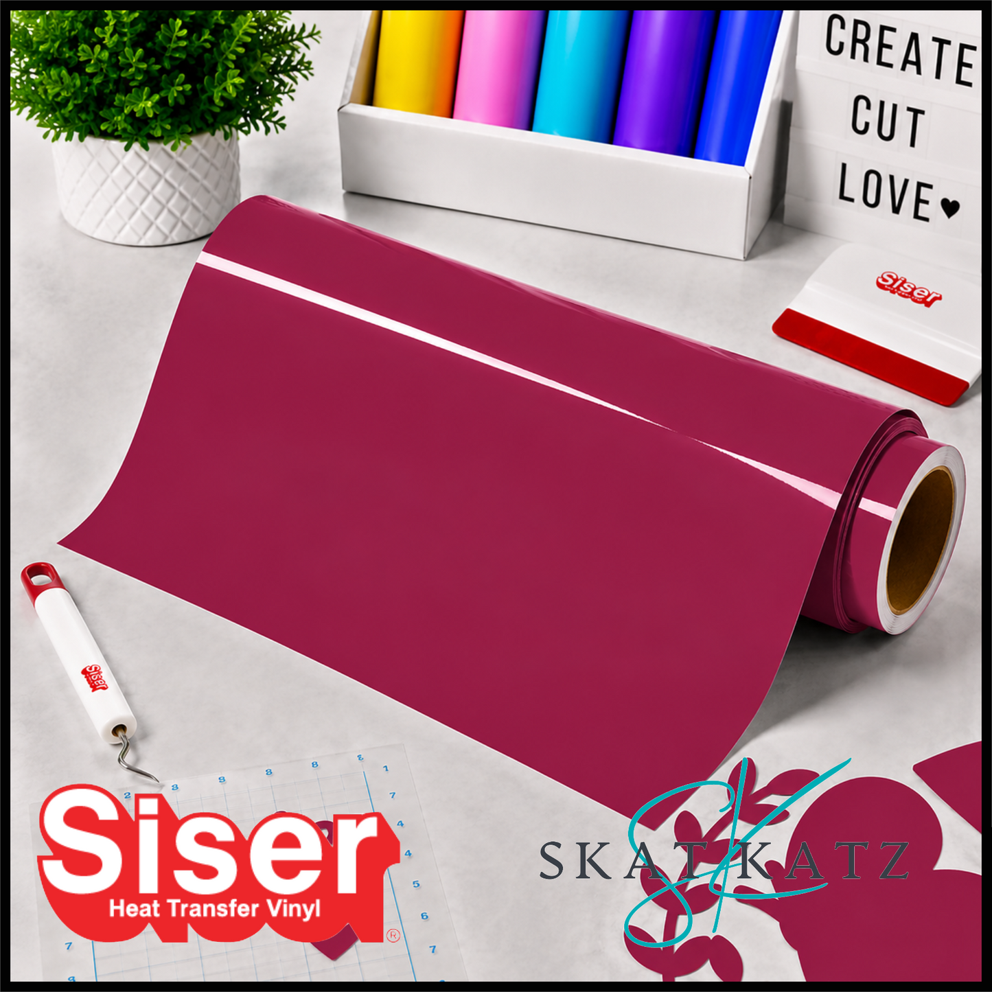 SISER EasyWeed® Heat Transfer Vinyl - VIVA MAGENTA