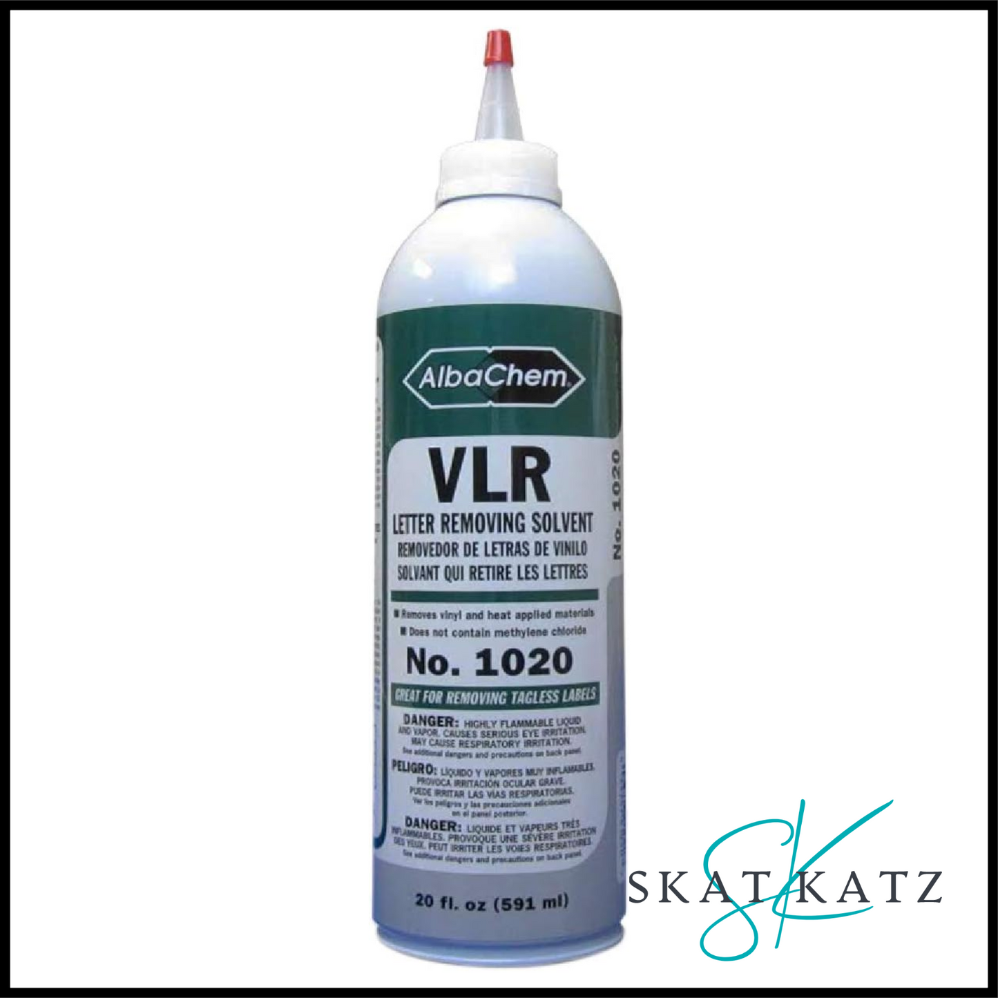 AlbaChem® VLR Vinyl Letter Removing Solvent - 591ml/20oz