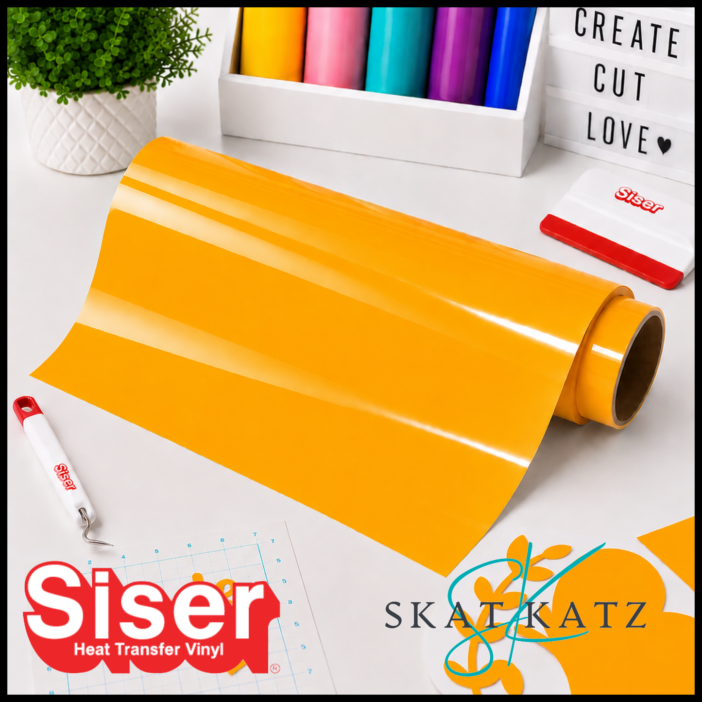 Siser PS EXTRA Heat Transfer Vinyl - Yellow