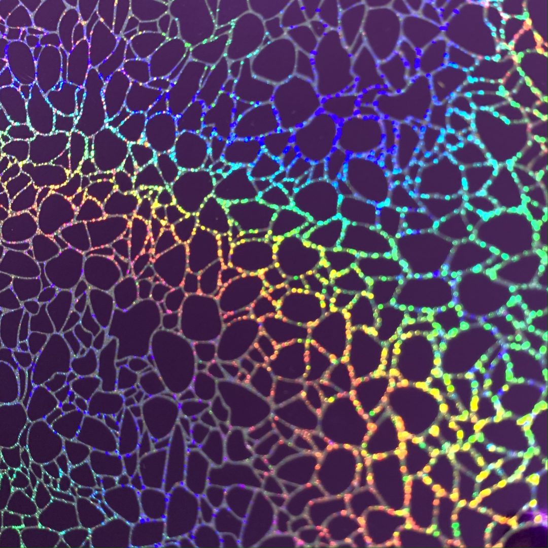 ultra adhesive vinyl a4 holographic stone purple skat katz heat