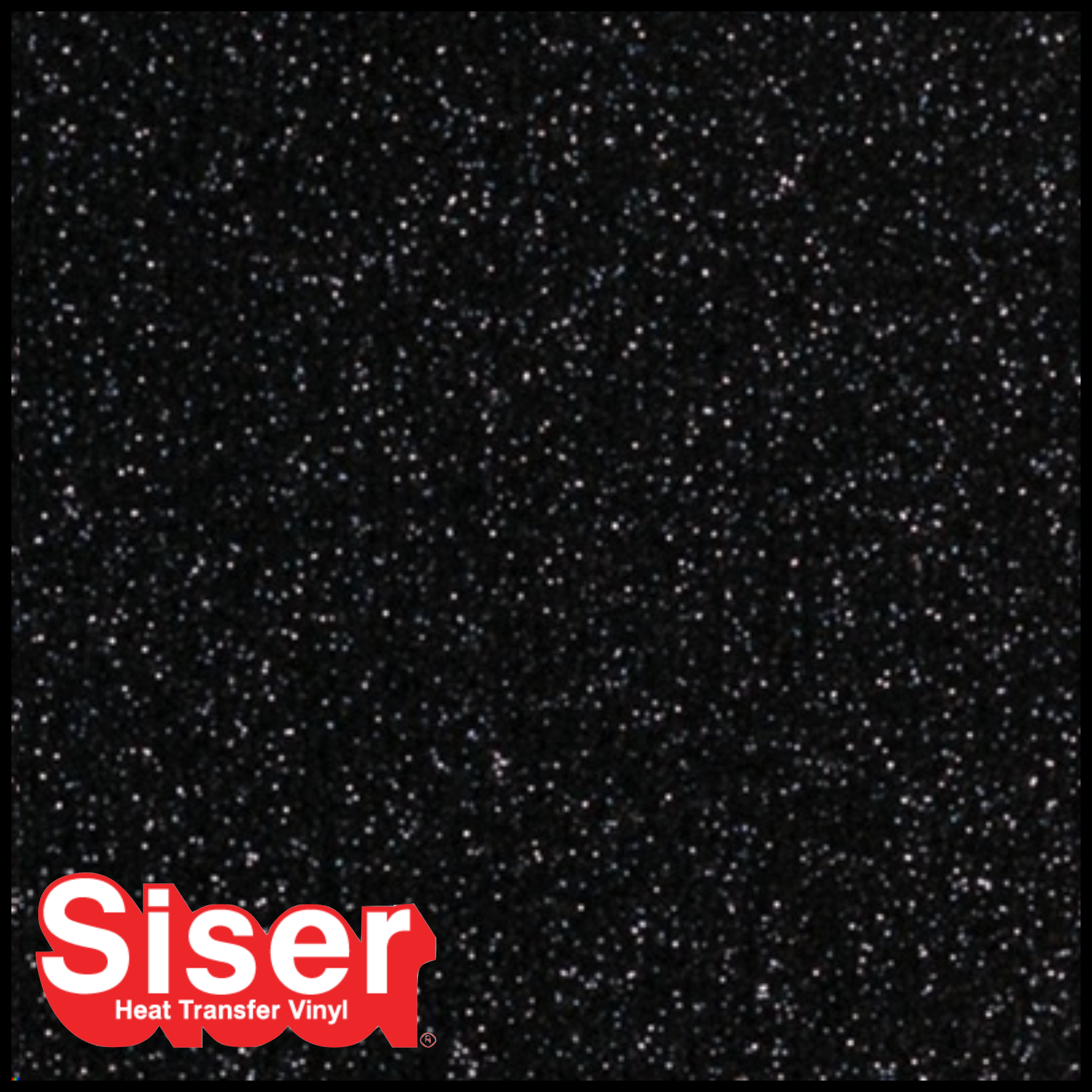 ESSMO™ Galaxy Black Glitter Sparkle Heat Transfer Vinyl HTV DG22