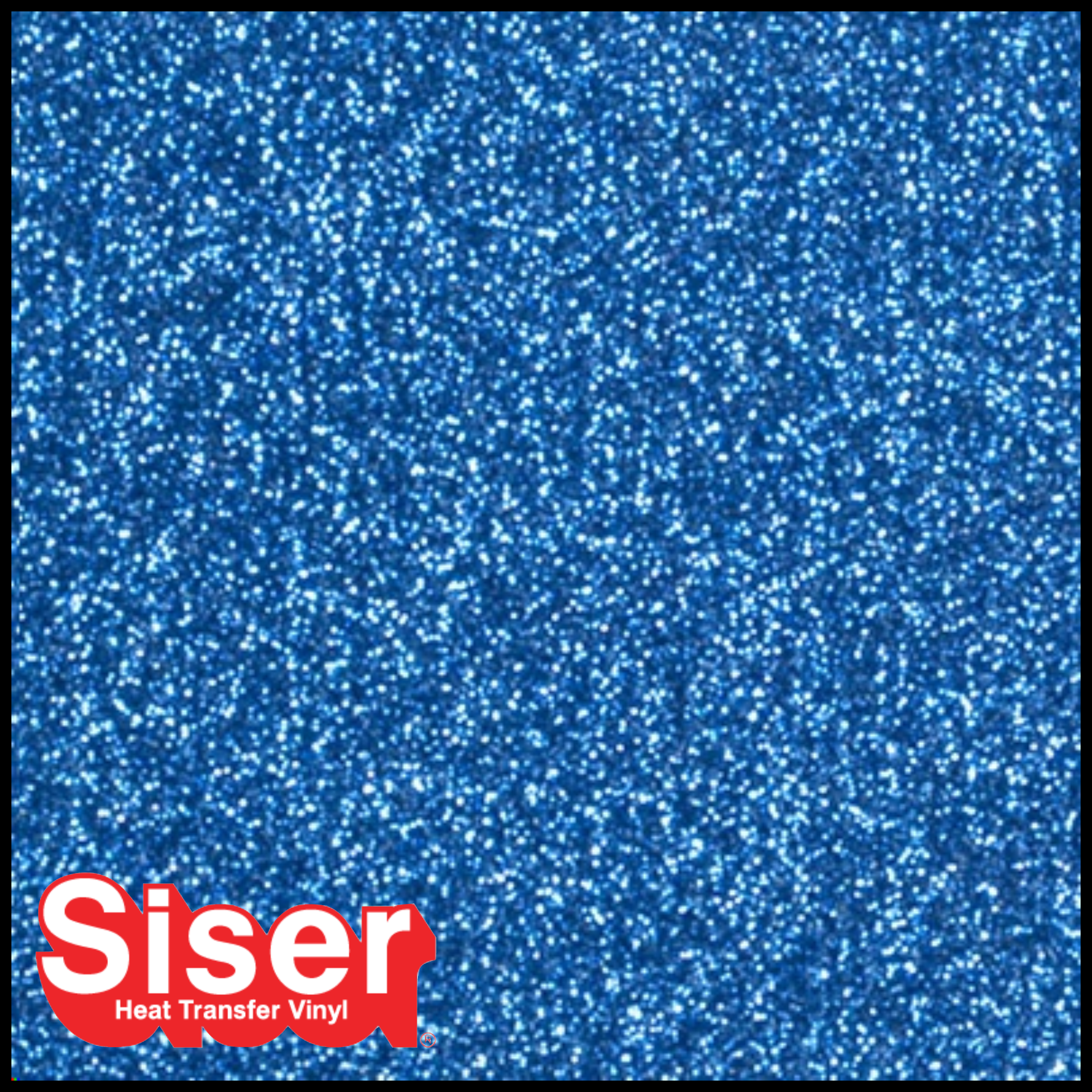 True Blue Glitter Heat Transfer Vinyl