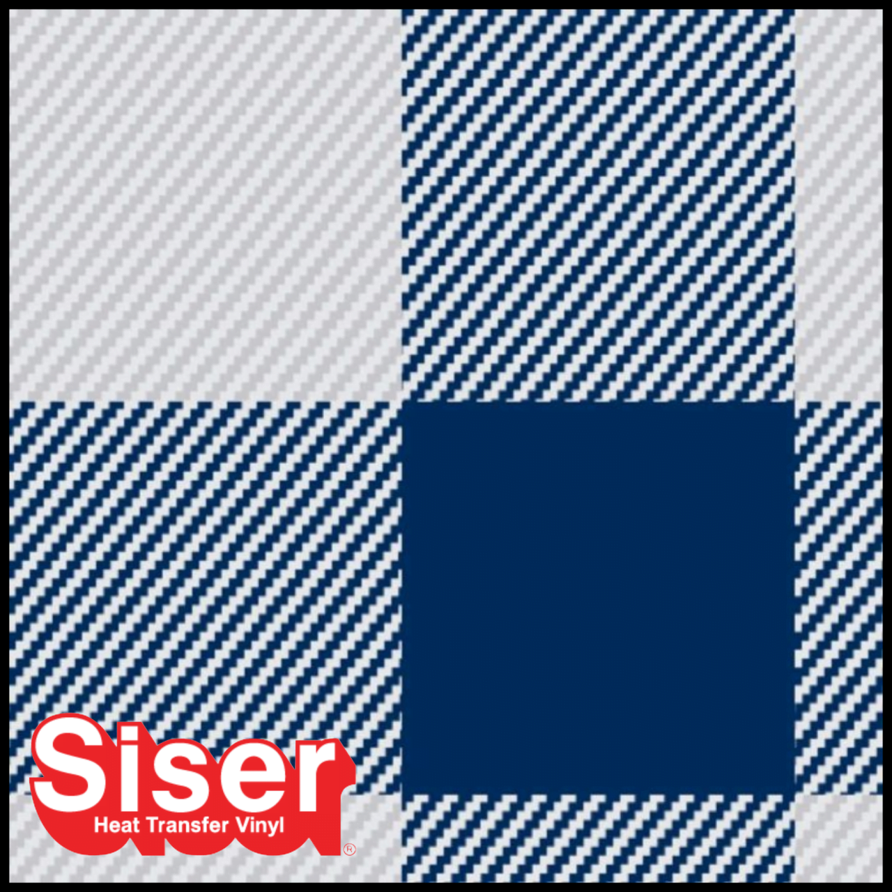 Siser® Heat Transfer Vinyl - EasyPatterns® Buffalo Plaid Blue - Skat ...