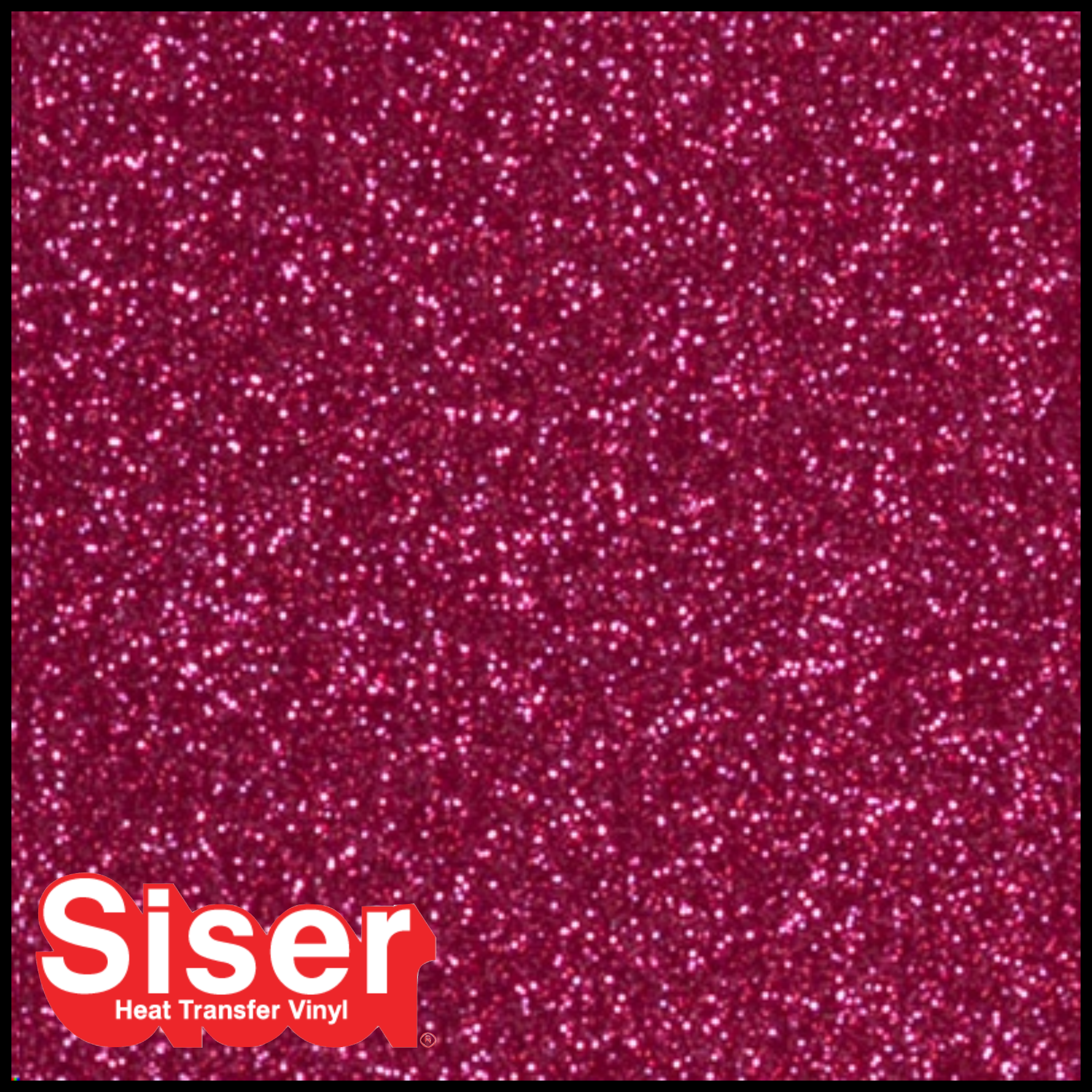 Siser Glitter Heat Transfer Vinyl - Red HTV