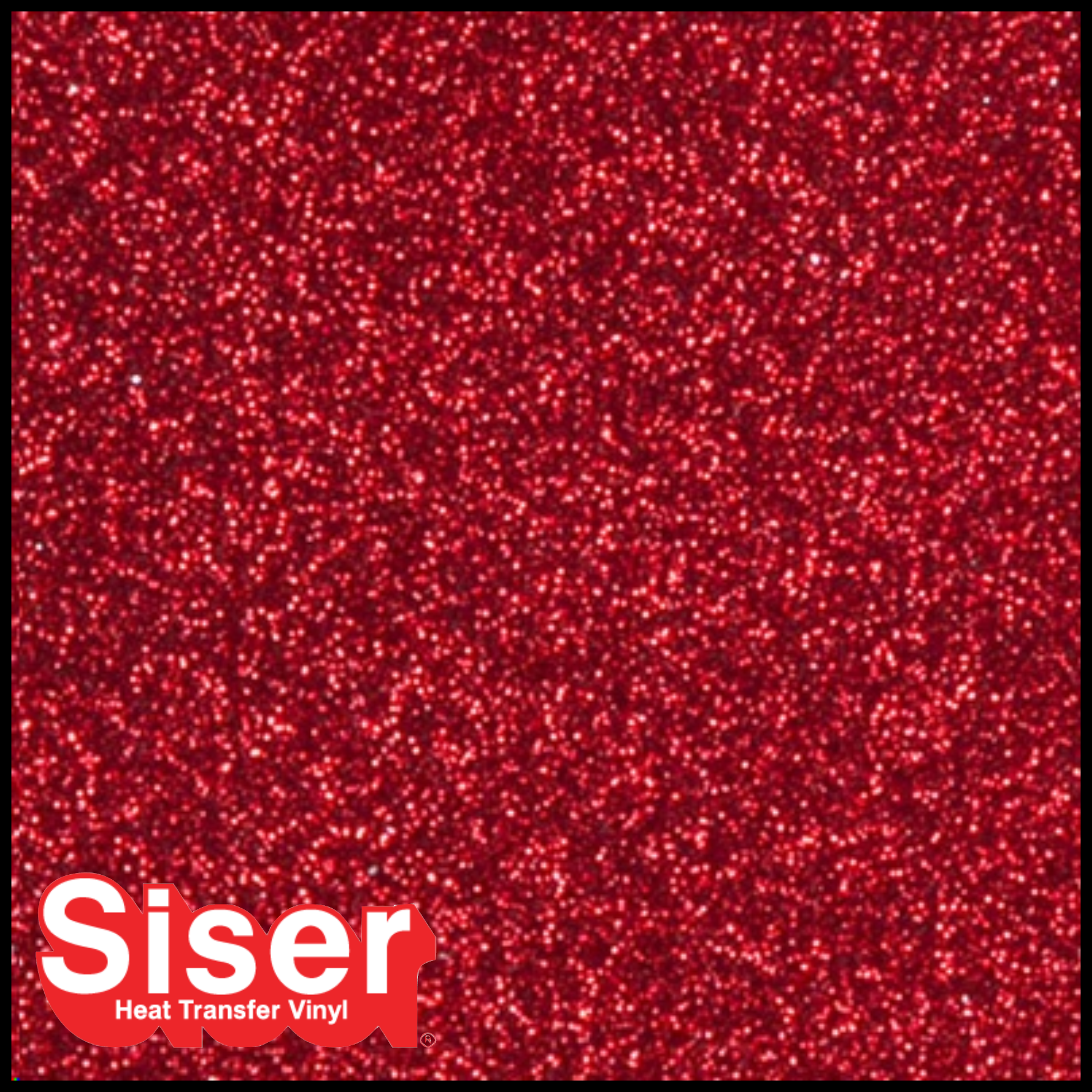 Red Glitter Heat Transfer Vinyl