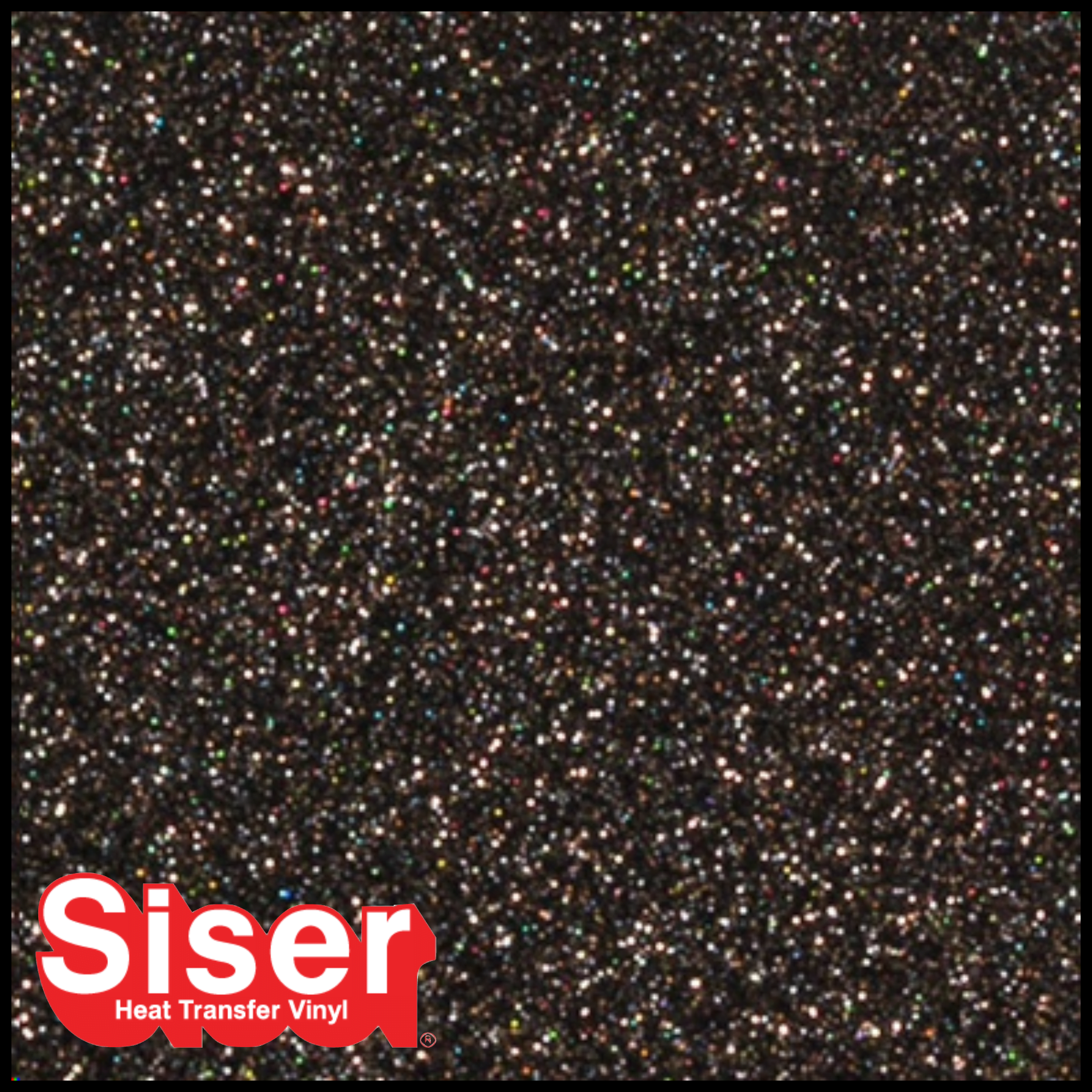 SISER- GLITTER- DARK WALNUT HTV Glitter