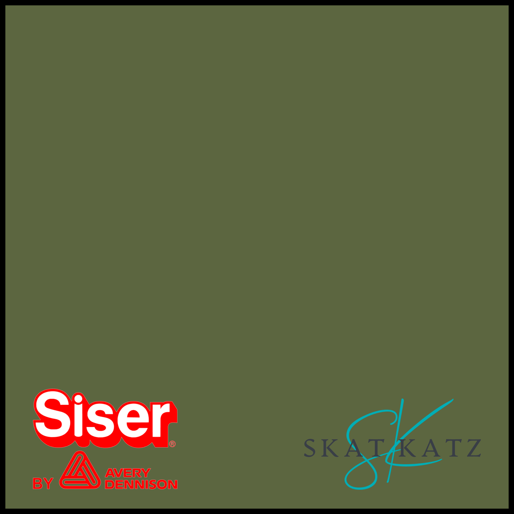 Adhesive Siser Easy PSV Starling - Green Olive - Skat Katz - Heat ...