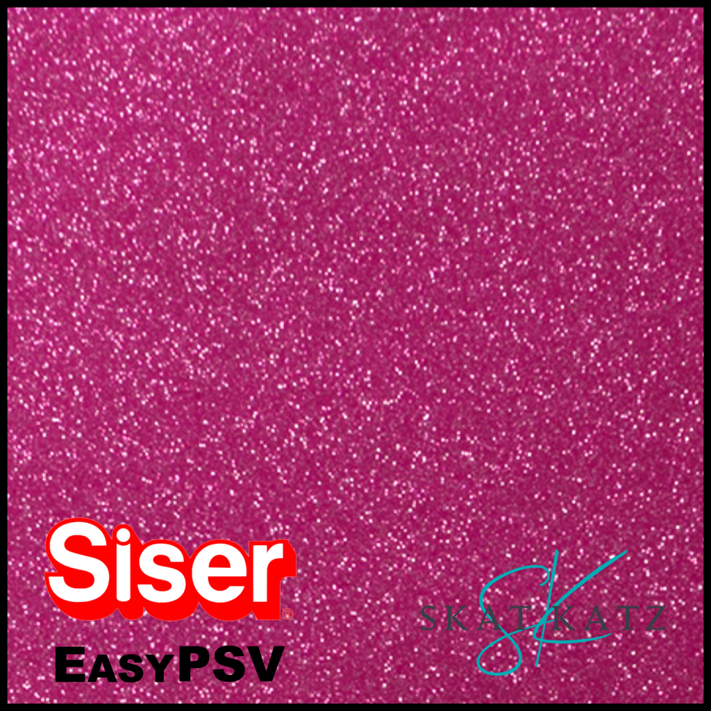 Siser Starling Easypsv® Permanent Glitter Adhesive Pink Flirt Skat