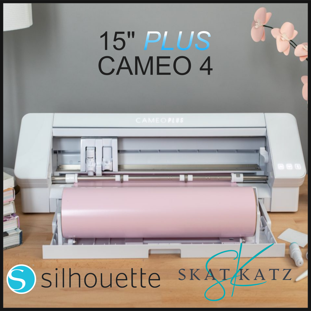 Silhouette Cameo 4 PLUS - WHITE - Skat Katz - Heat Transfer Vinyl ...