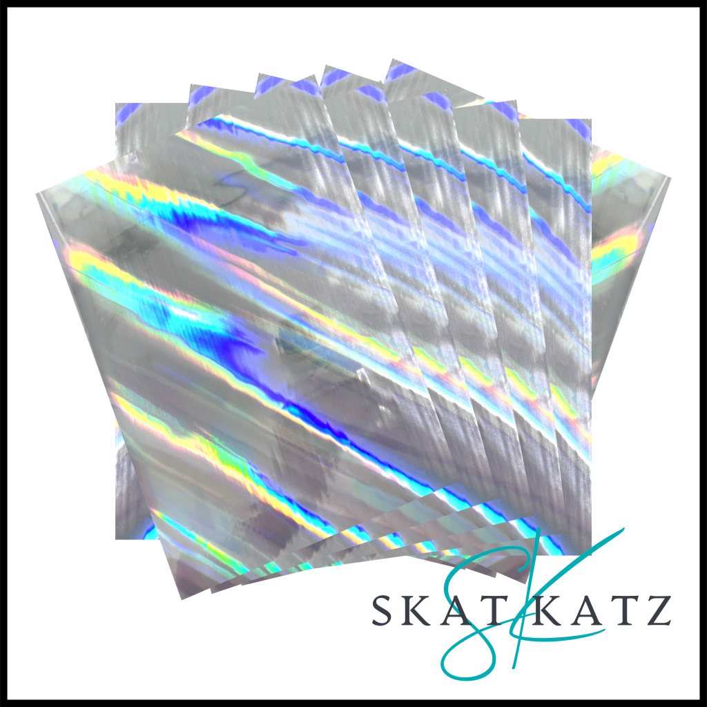 Heat Reactive Foil A4 10pk Holo Silver Flash Skat Katz Heat