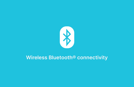 Wireless Bluetooth® connectivity