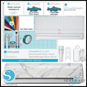 Silhouette Cameo 5 - Heat Transfer Vinyl (HTV) Bundle - BIANCO CARARA