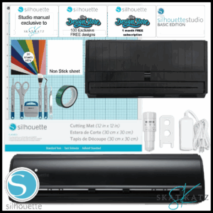 Silhouette Cameo 5 - Heat Transfer Vinyl (HTV) Bundle - BLACK