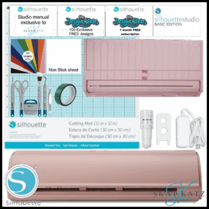 Silhouette Cameo 5 - Heat Transfer Vinyl (HTV) Bundle - PINK