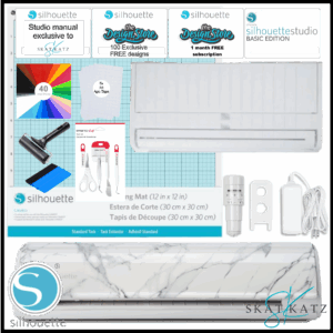 Silhouette Cameo 5 - Adhesive Vinyl Bundle - BIANCO CARARA