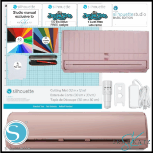 Silhouette Cameo 5 - Beginners Vinyl Bundle - PINK