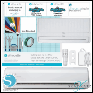 Silhouette Cameo 5 - Heat Transfer Vinyl (HTV) Bundle - WHITE