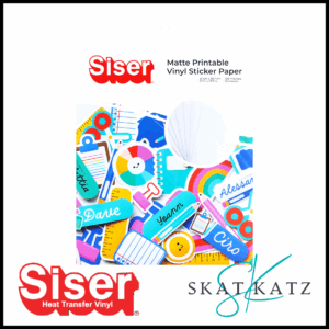 Siser™ - White Matte Printable Vinyl Sticker Paper - A4 50pack