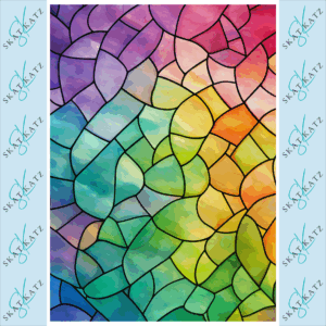 Inkfusible A4 Sheet - Stained Glass #2